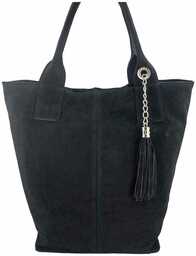 Torba shopper czarna