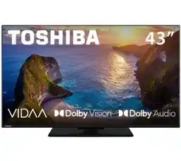 Toshiba 43UV3463DG 43 LED 4K Smart TV Dolby Vision HDMI 2.1 DVB-T2 Telewizor LED