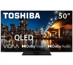 Toshiba 50QV3463DG 50 QLED 4K Smart TV VIDAA Dolby Vision Telewizor QLED