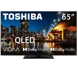 Toshiba 65QV3463DG 60 QLED 4K Smart TV VIDAA Dolby Vision Telewizor QLED