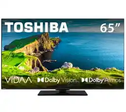 Toshiba 65UV3F63DG 65 LED 4K Smart TV VIDAA Dolby Vision Dolby Atmos HDMI 2.1 DVB-T2 Telewizor LED