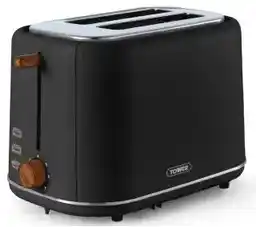 Tower Scandi T20027BLK Rozmrażanie 800W Toster