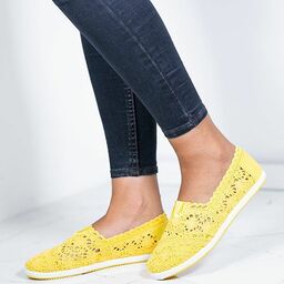 Trampki slip on w kwiaty