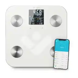 TrueLife FitScale W6 BT 180kg Biały Waga łazienkowa