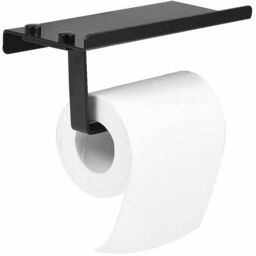 Uchwyt na papier toaletowy czarny