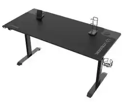 Ultradesk MOMENTUM 152cm Czarny Biurko gamingowe