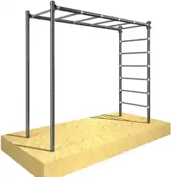 Underfit Drążek ogrodowy drabinka gimnastyczna pozioma i pionowa OCYNK Street workout UF9884