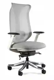 Unique Ergonomiczny fotel Focus szary Tkanina Siatka