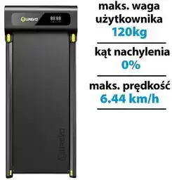 Urevo Bieżnia elektryczna Spacewalk SP1 Lite 1677W 6.44km/h