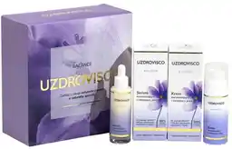 Uzdrovisco BALANCE Zestaw Świąteczny Krem balansujący zwężający pory + Serum normalizujące zwężające pory