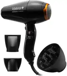 Valera Silent Jet 8500 Ionic RC Night Black, suszarka do włosów z dyfuzorem, 2000W, cicha praca, profesjonalna jakość