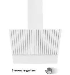 VDB VI-Vento Gest 60 Biały Okap przyścienny