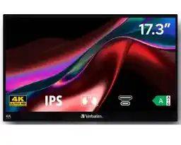 Verbatim PMT-17 32239 17,3 4K IPS 60Hz 6ms Przenośny Dotykowy Monitor LED