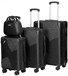 Voyano Zestaw walizek Azores 28.5/55/66/76 cm Czarny