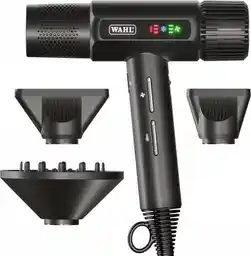 Wahl Vanquish, lekka suszarka do włosów z jonizacją, Black, 1600W