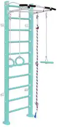 Wallbarz Drabinka gimnastyczna drewniana Adler turkusowa
