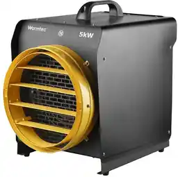 Warmtec Nagrzewnica elektryczna farelka grzejnik dmuchawa termostat 5kW