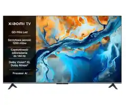 Xiaomi TV S Mini LED 75 2025 75 QD-Mini LED 4K 144Hz Google TV Dolby Vision Dolby Atmos HDMI 2.1 DVB-T2 Telewizor LED