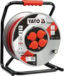 Yato Przedłużacz Na Bębnie Plastikowym 40 M, Przewód 3X2,5Mm2 YT-8107