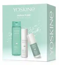 Yoskine Japan Pure Rice Infusion Zestaw ryżowe serum do twarzy 30ml + ryżowy krem do twarzy 50ml + bogata ryżowa esencja do twarzy 200ml