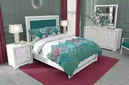 Zaratex Pościel bawełniana 140x200 Diamond geometria biała miętowa kolorowa z jedną poszewką Gold