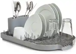 ZELLER Suszarka do naczyń z pojemnikiem na sztućce, 2w1