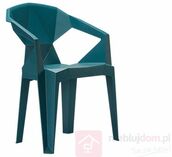 Krzesła ogrodowe niebieskie
