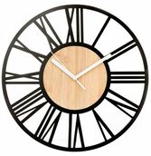 Zegar na ścianę drewniany