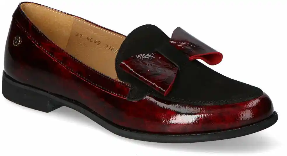 Bordowe buty Bordowe buty