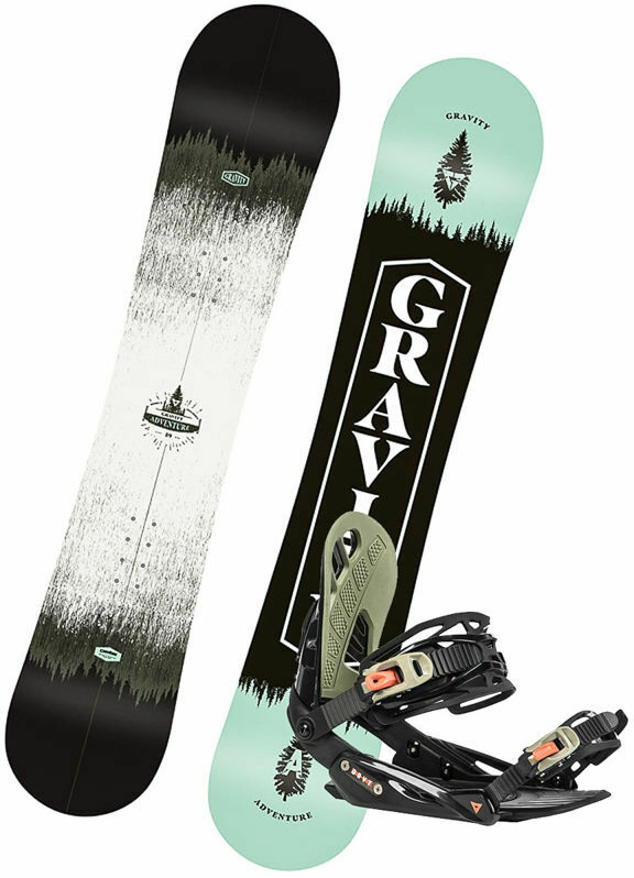 Deska snowboardowa z wiązaniami