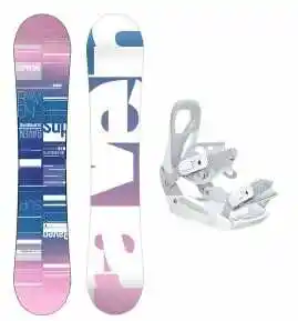 Deska snowboardowa z wiązaniami Deska snowboardowa z wiązaniami