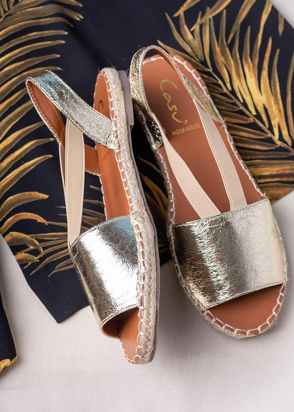 Espadryle błyszczące Espadryle błyszczące