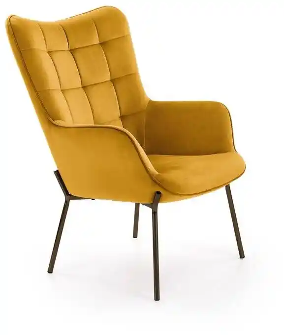 Fotel musztardowy Fotel musztardowy