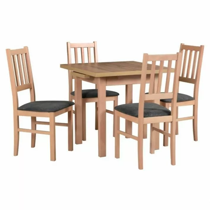 Klasyczny stół z krzesłami