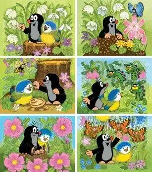 Krecik zabawki - figurki, maskotki, puzzle Krecik zabawki - figurki, maskotki, puzzle