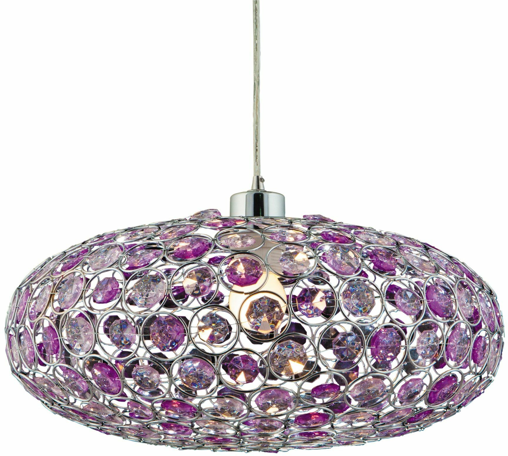 Lampa sufitowa fioletowa Lampa sufitowa fioletowa
