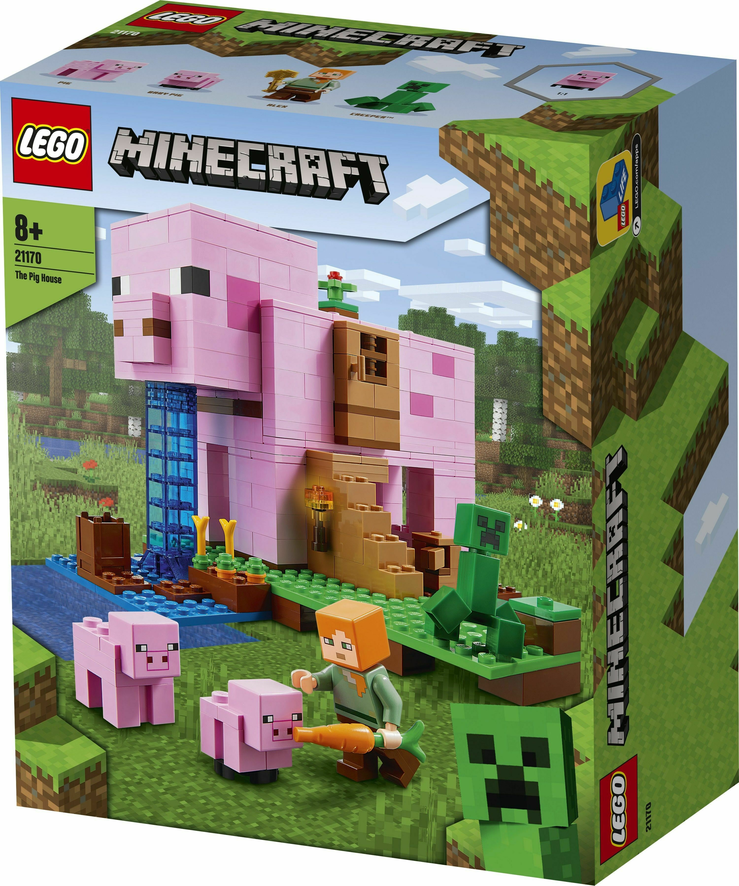 Lego Minecraft 21170 - dom w kształcie świni