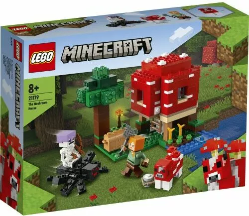 Lego Minecraft 21179 - dom w grzybie