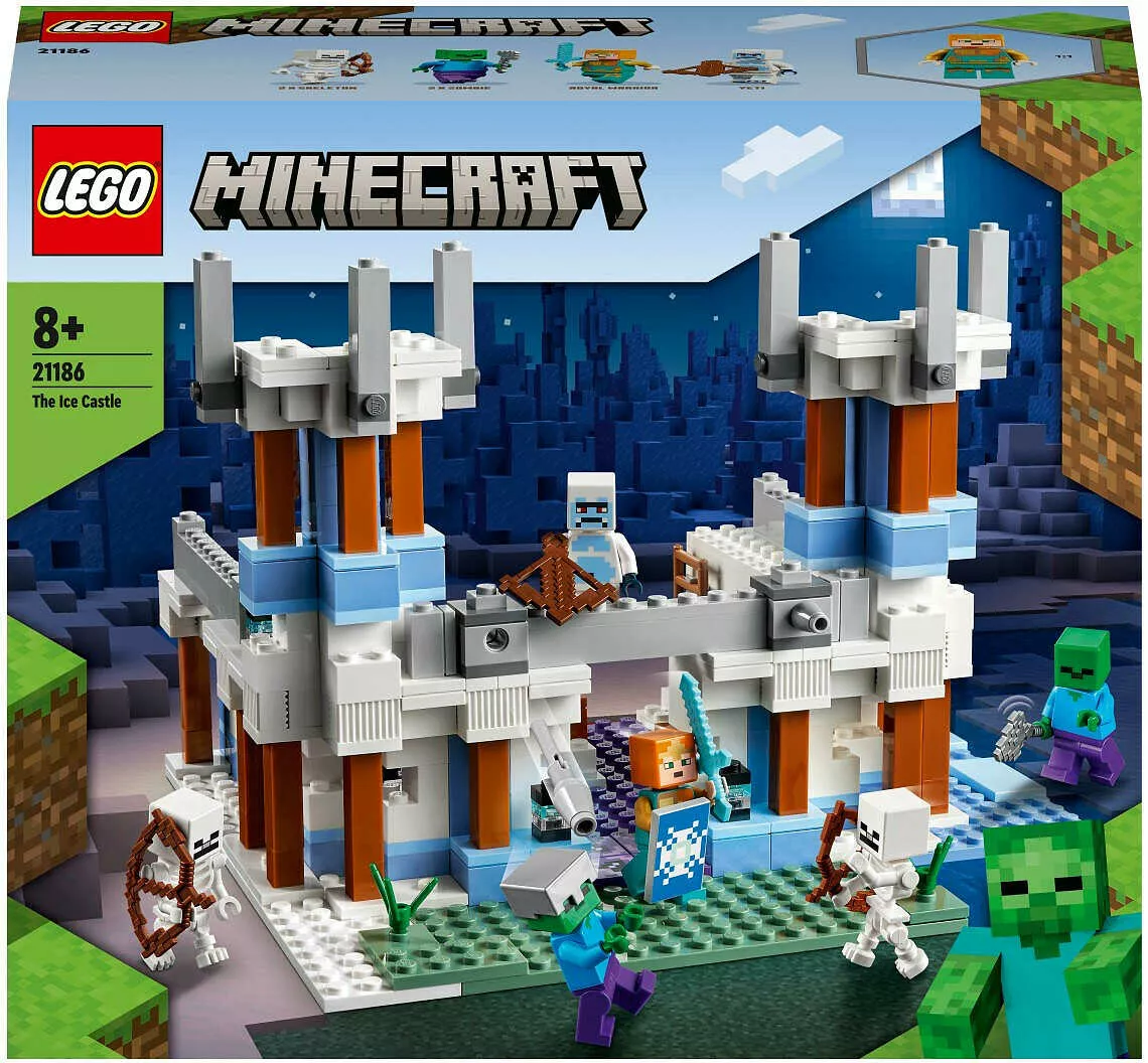 Lego Minecraft 21186 - lodowy zamek