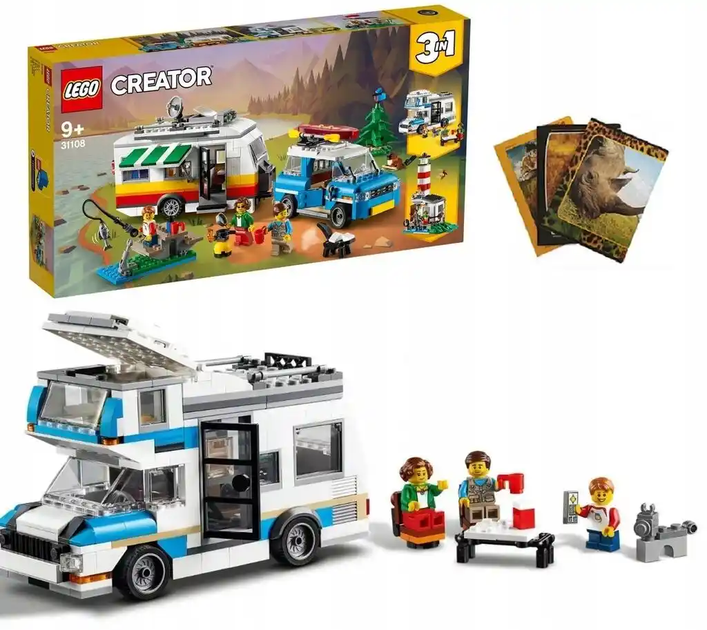 Lego Creator 31108 - wakacyjny kemping z rodziną