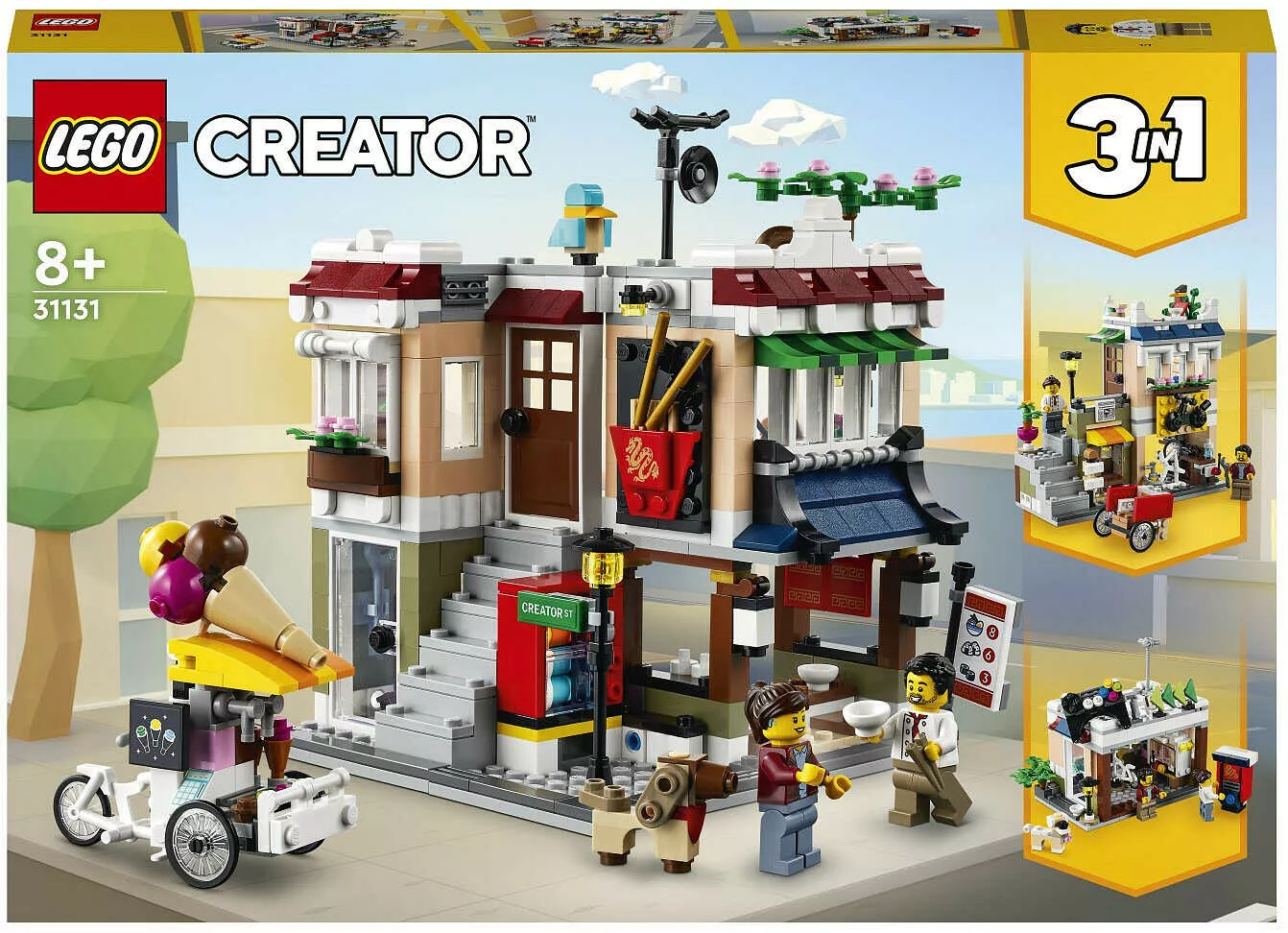 Lego Creator 31131 - sklep z kluskami w śródmieściu