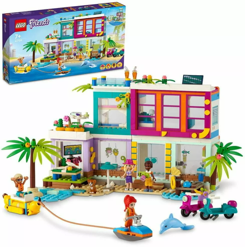 Lego Friends 41709, wakacyjny domek na plaży