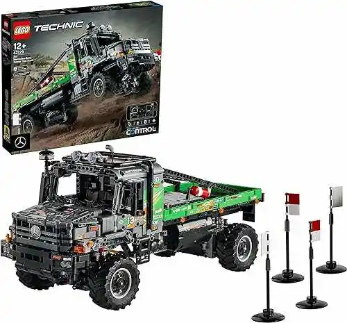 Lego Technic 42129 - ciężarówka Mercedes-Benz Zetros z napędem na 4 koła