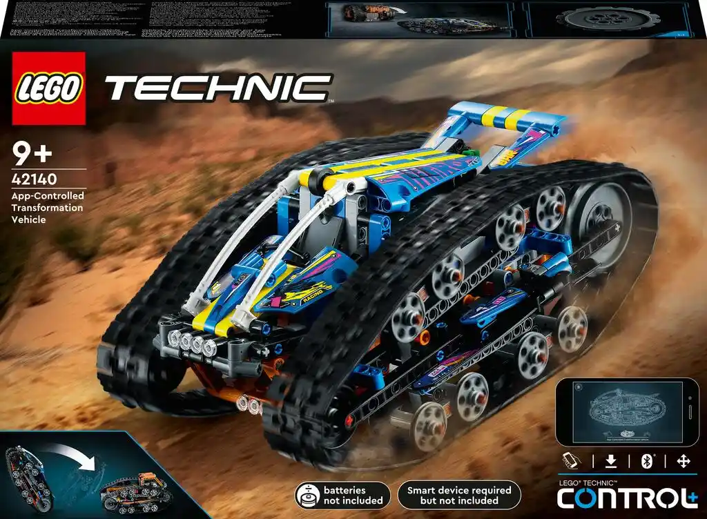 Lego Technic 42140, zmiennokształtny pojazd sterowany przez aplikację