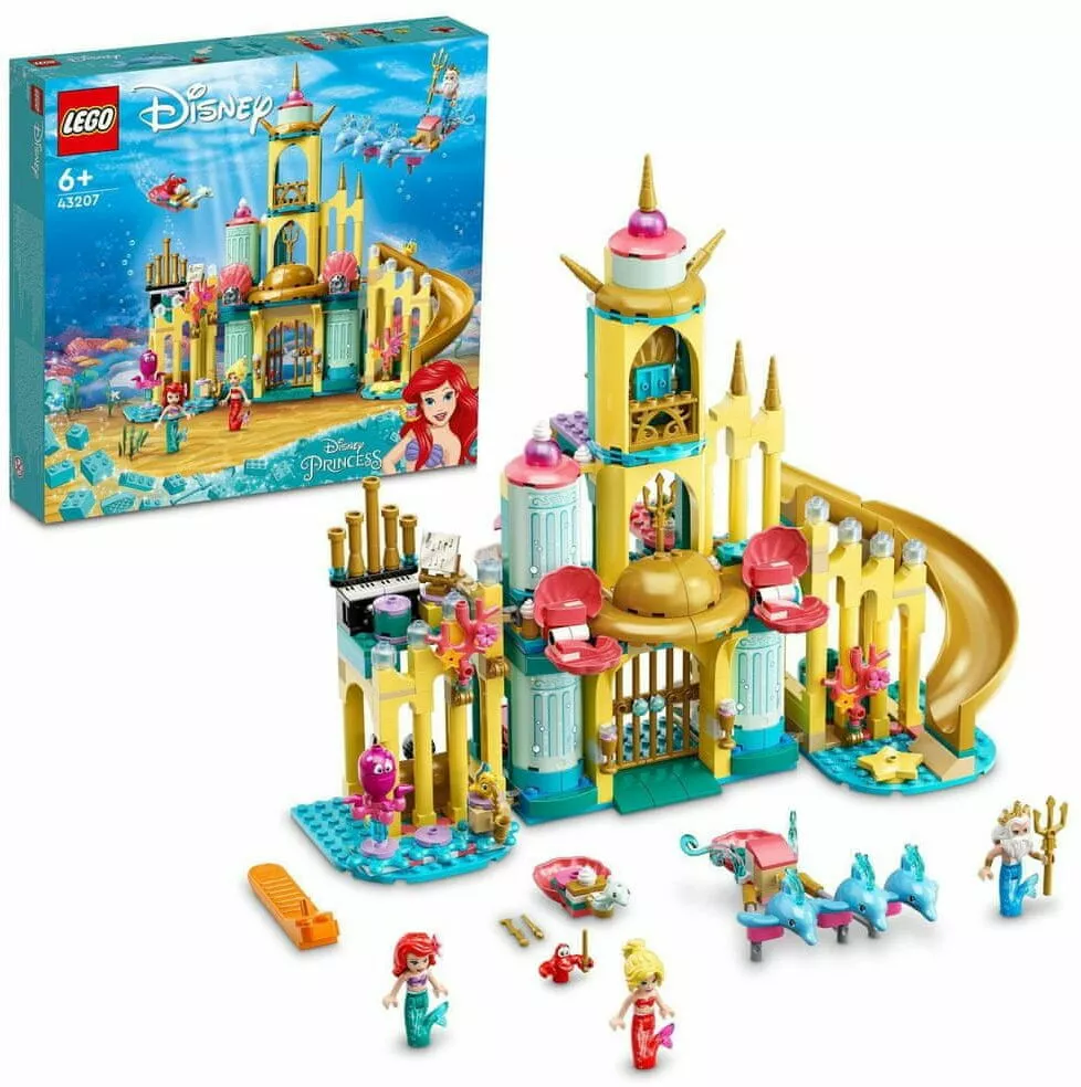 Lego Disney 43207 - podwodny pałac Arielki