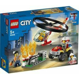 Lego City 60248 - helikopter strażacki leci na ratunek
