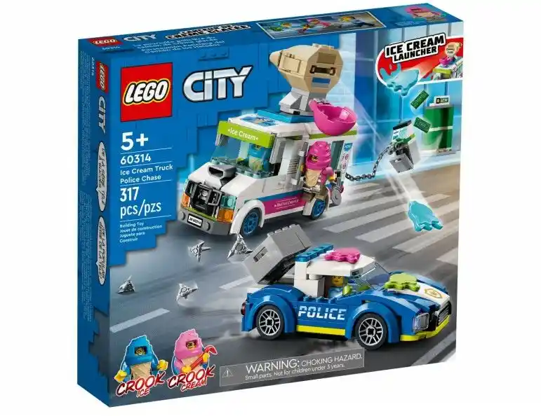 Lego City 60314 - policyjny pościg za furgonetką z lodami