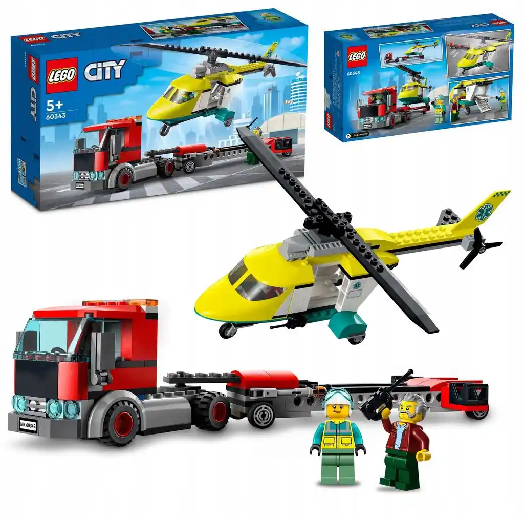 Lego City 60343, wyzwanie kaskaderskie: atak rekina