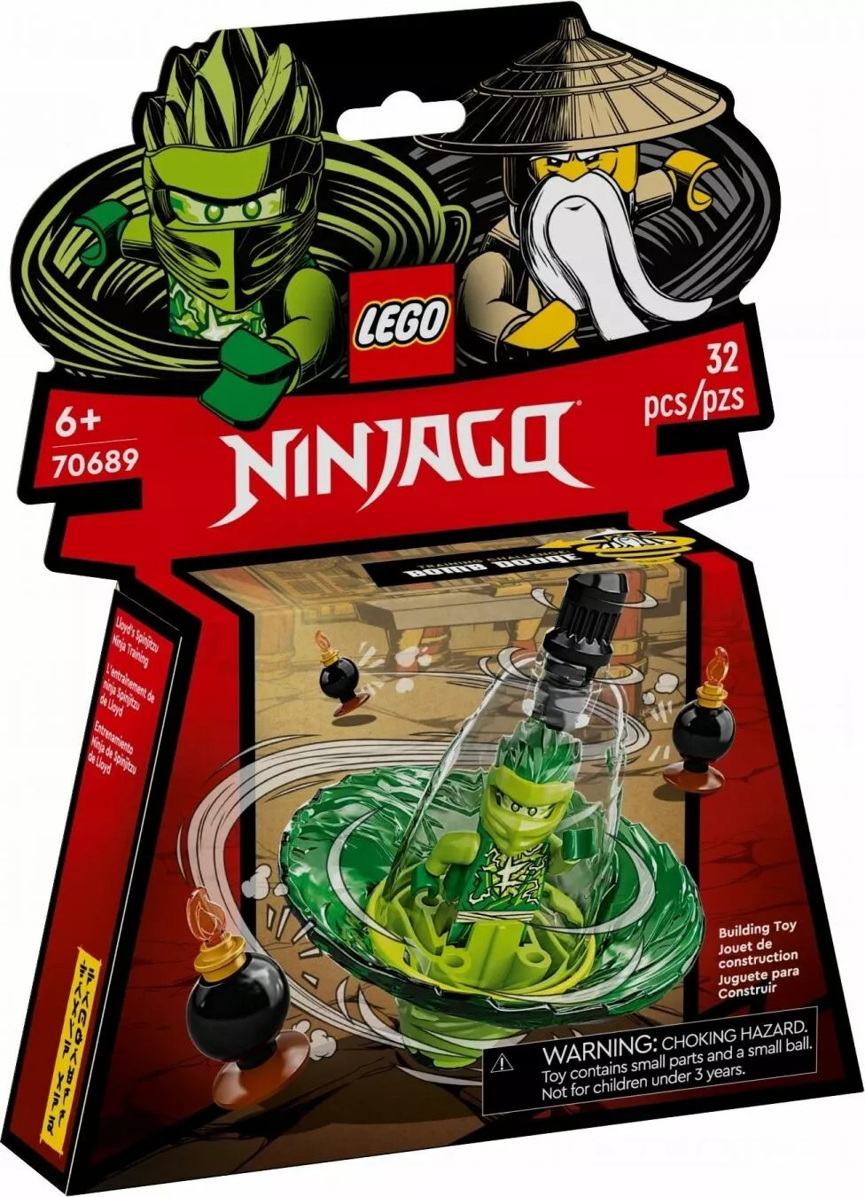 Lego Ninjago 70689 - Szkolenie wojownika Spinjitzu Lloyda