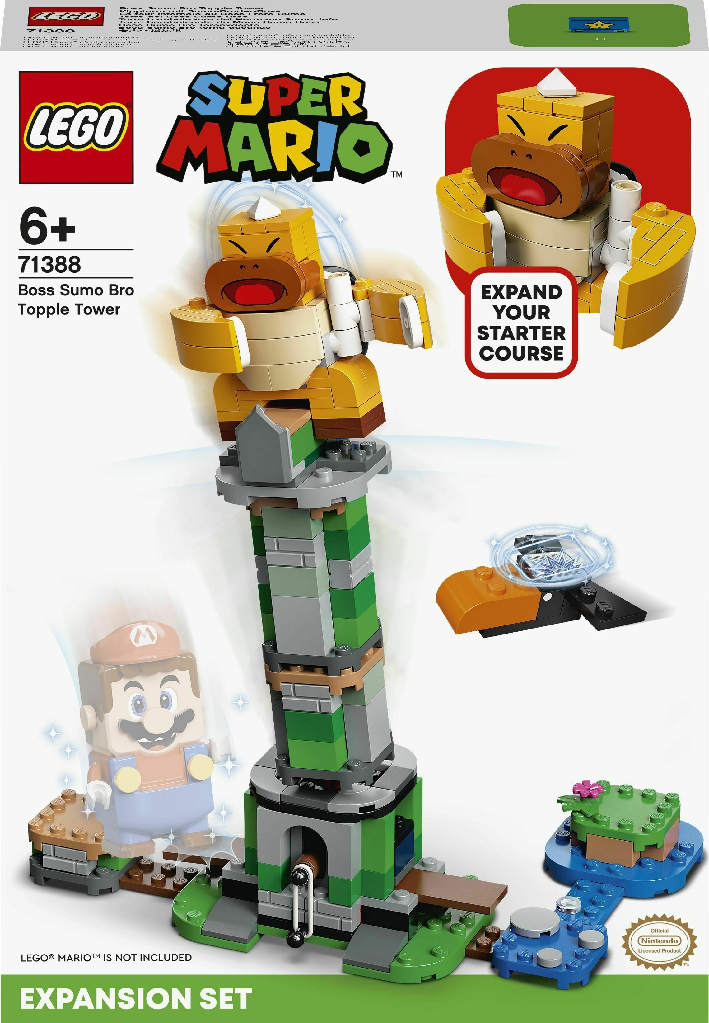 Lego Super Mario 71388 - Boss Sumo Bro i przewracana wieża